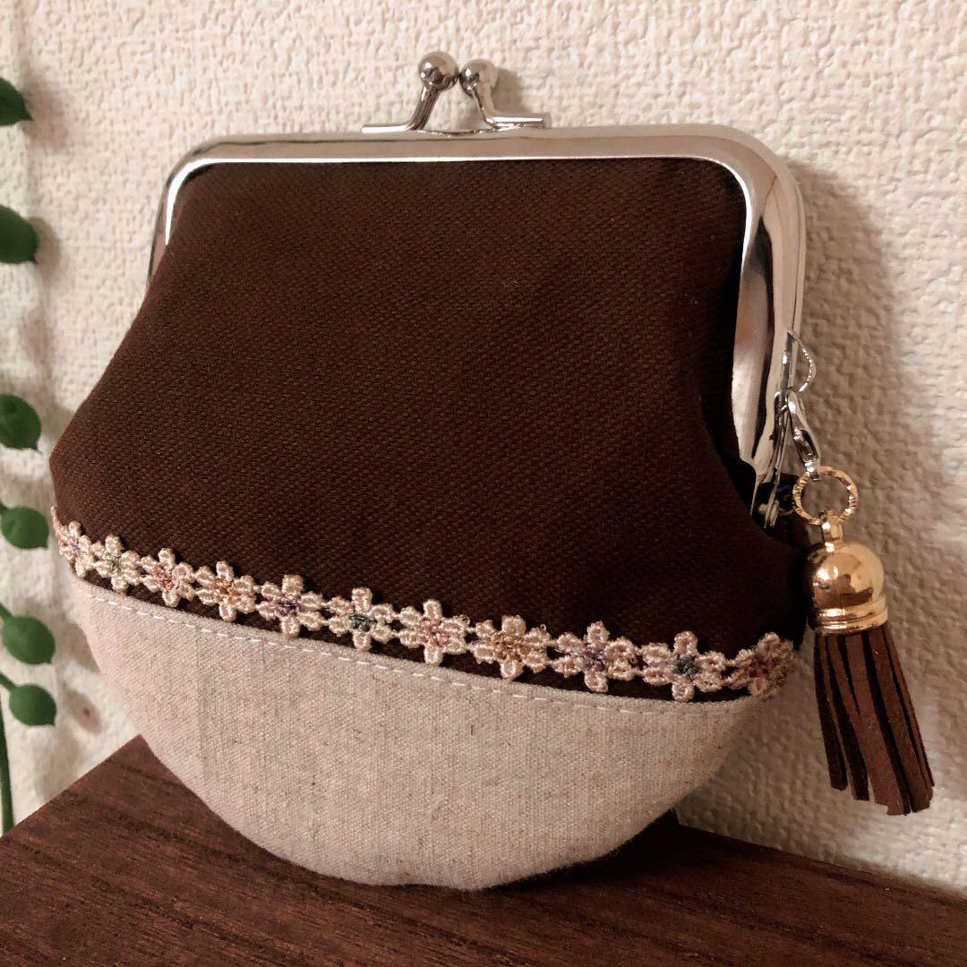 専用　　ハンドメイド　がま口ポーチ　財布
